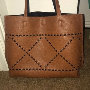 Brown & Black Aztec Tote